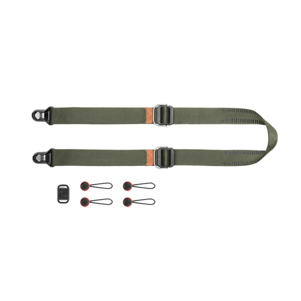 Peak Design SlideLITE Camera Strap - Sage Green - Helix Camera