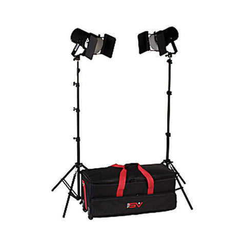 Smith Victor K62 2-Light 1200-watt controlled quartz portable kit (401462) - Lighting-Studio - Smith-Victor - Helix Camera