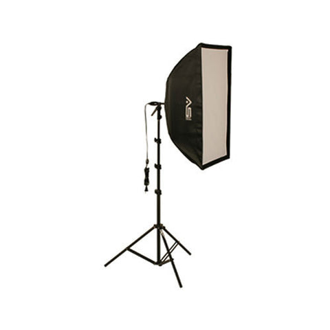 Smith Victor KSB-500F 1-Light 300-watt Fluorescent Economy SoftBox Light  Kit  (402370) - Lighting-Studio - Smith-Victor - Helix Camera