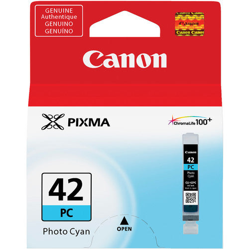 Canon CLI-42 PHOTO CYAN Ink Cartridge (6388B002) - Print-Scan-Present - Canon - Helix Camera