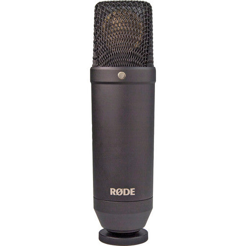RODE NT1Kit Cardioid Condenser Microphone w/SRM Combination Shock Mount & Pop Screen - Audio - RØDE - Helix Camera