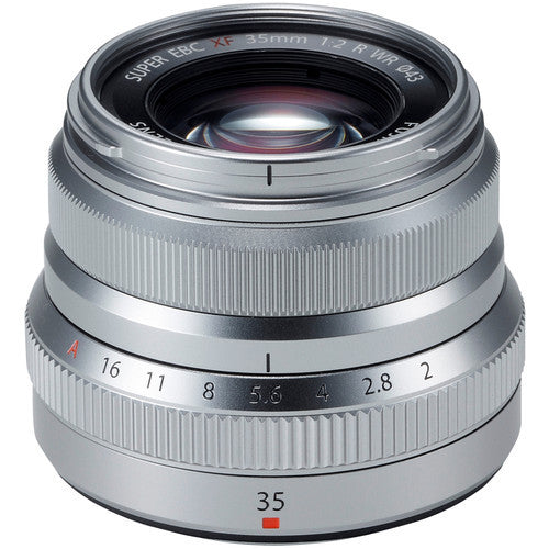 Fujinon XF 35mm f/2 R WR Lens (Silver) - Photo-Video - Fujifilm - Helix Camera