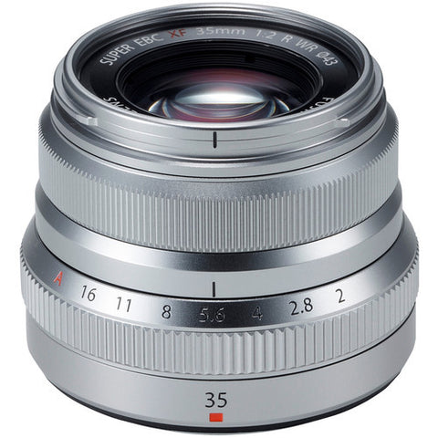 Fujinon XF 35mm f/2 R WR Lens (Silver) - Photo-Video - Fujifilm - Helix Camera