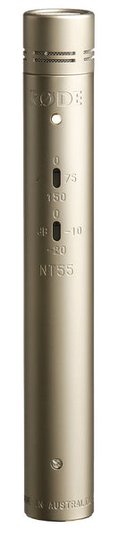 RODE NT55 Compact Condenser Microphone (Single Microphone) - Audio - RØDE - Helix Camera