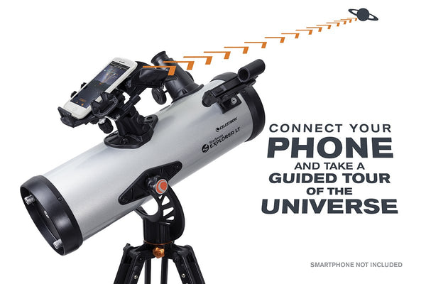 Celestron StarSense Explorer LT 114AZ Smartphone APP-Enabled Newtonian Reflector Telescope - Telescopes - Celestron - Helix Camera