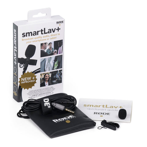 RODE smartLav+ Lavalier Condenser Microphone for Smartphones - Audio - RØDE - Helix Camera