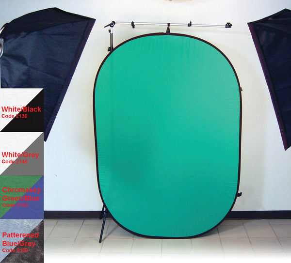 ProMaster Pop-Up Background - Chromakey Green/Chromakey Blue - 6'x7' - Lighting-Studio - ProMaster - Helix Camera