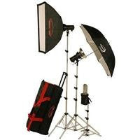 Photogenic AKC850K StudioMax 800W/S Portrait Studio 3 Light Soft Box Kit - Lighting-Studio - Photogenic - Helix Camera