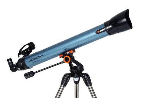Celestron Inspire 80AZ Refractor Telescope - Telescopes - Celestron - Helix Camera