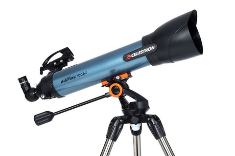 Celestron Inspire 100AZ Refractor Telescope - Telescopes - Celestron - Helix Camera