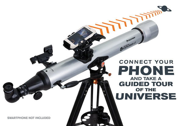 Celestron StarSense Explorer LT 80AZ Smartphone APP-Enabled Refractor Telescope - Telescopes - Celestron - Helix Camera