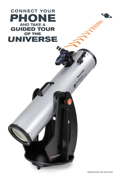 Celestron Starsense Explorer 8" Smartphone App-enabled Dobsonian Telescope - Helix Camera