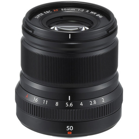 Fujinon XF 50mm F2 R WR - Black - Photo-Video - Fujifilm - Helix Camera