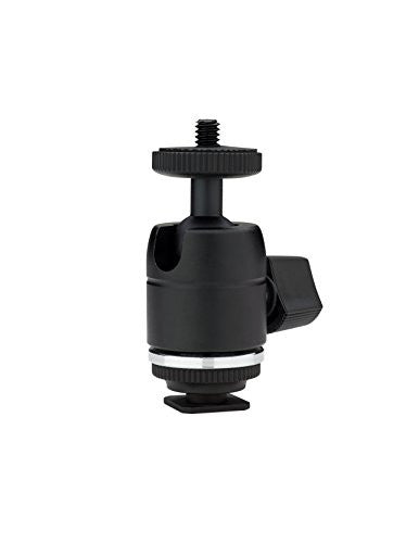 Kupo KG010011 Mini Ball Head with Hot Shoe Adapter (Black) - Lighting-Studio - Kupo - Helix Camera
