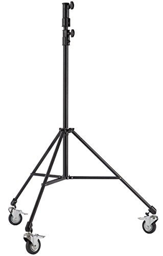 Studio-Assets 7' Junior Double Riser Stand with Casters - Lighting-Studio - Studio-Assets - Helix Camera