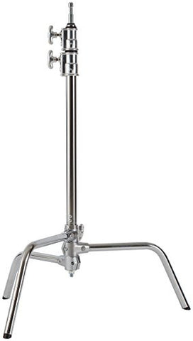 Studio-Assets 20" Double Riser C-Stand (Chrome) - Lighting-Studio - Studio-Assets - Helix Camera