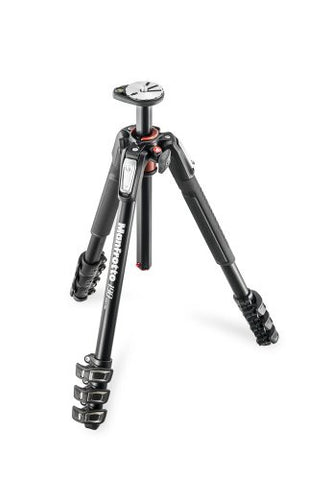 Manfrotto MT190XPRO4 4 Section Aluminum Tripod Legs with Q90 Column (Black) - Lighting-Studio - Manfrotto - Helix Camera