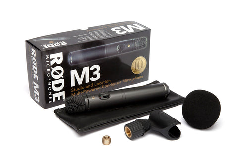 RODE M3 Multi-Powered Cardioid Condenser Microphone - Audio - RØDE - Helix Camera