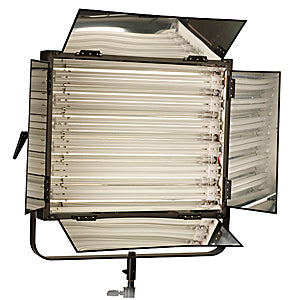 Smith-Victor FLO-330 Dimmable 6-tube 330-watt fluorescent light bank w/ barndoors - Lighting-Studio - Smith-Victor - Helix Camera