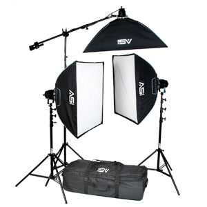 Smith-Victor K71 3-Light 2600-watt Professional Studio Soft Box Kit - Lighting-Studio - Smith-Victor - Helix Camera