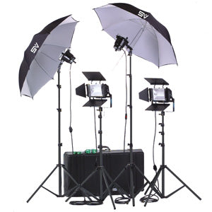 Smith-Victor K79 4-Light 3200-Watt Professional Set Lighting Kit - Lighting-Studio - Smith-Victor - Helix Camera