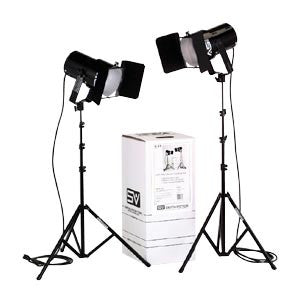 Smith Victor K61 2-Light 1200-watt controlled quartz kit (401488) - Lighting-Studio - Smith-Victor - Helix Camera