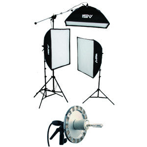Smith Victor KSBQ-2500 2500-watt Pro SoftBox Light  Kit (408081) - Lighting-Studio - Smith-Victor - Helix Camera