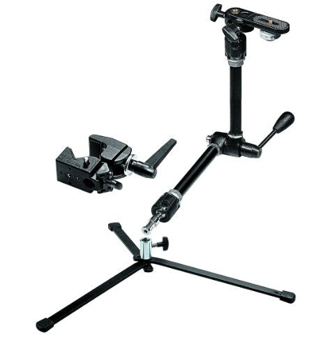 Manfrotto 143 Magic Arm Kit with Umbrella Bracket Super Clamp and Backlite Base - Lighting-Studio - Manfrotto - Helix Camera