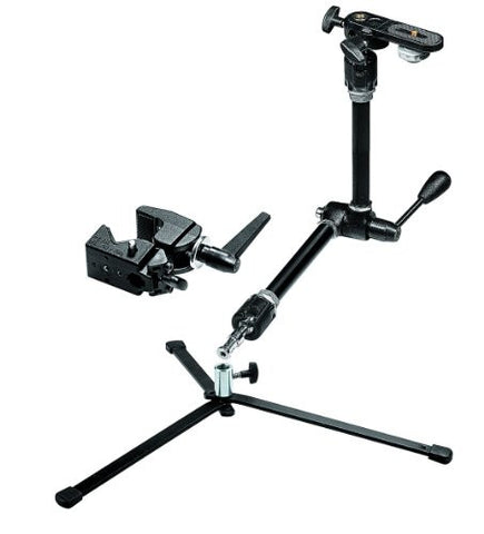 Manfrotto 143 Magic Arm Kit with Umbrella Bracket Super Clamp and Backlite Base - Lighting-Studio - Manfrotto - Helix Camera