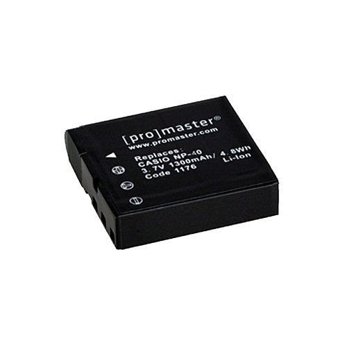 Casio NP-40 replacment - Promaster PCNP-40 Battery - Photo-Video - ProMaster - Helix Camera
