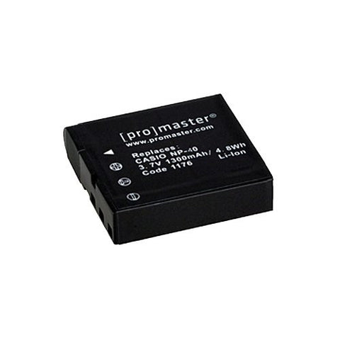 Casio NP-40 replacment - Promaster PCNP-40 Battery - Photo-Video - ProMaster - Helix Camera