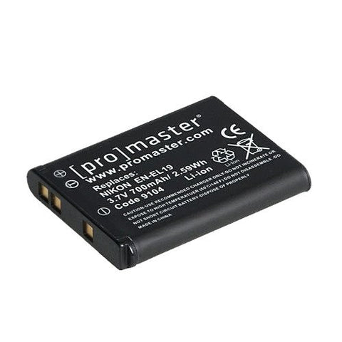EN-EL19 XtraPower Lithium Ion Replacement Battery - Photo-Video - ProMaster - Helix Camera