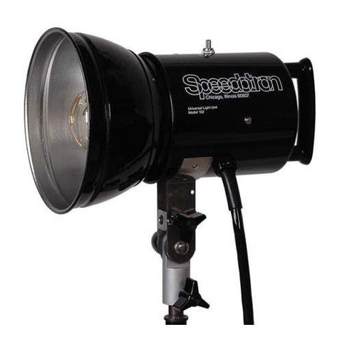 Speedotron 102 Black Line-2400 Watt/Second Lamphead w/7" Reflector and UV 850315-Speedotron - Lighting-Studio - Speedotron - Helix Camera