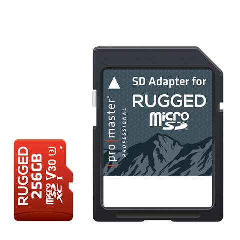 ProMaster Rugged Micro SD - 256GB - Film-Memory - ProMaster - Helix Camera