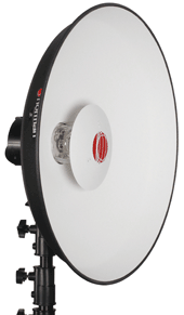 Norman 5X 22" Studio reflector w/ deflector - Lighting-Studio - Norman - Helix Camera