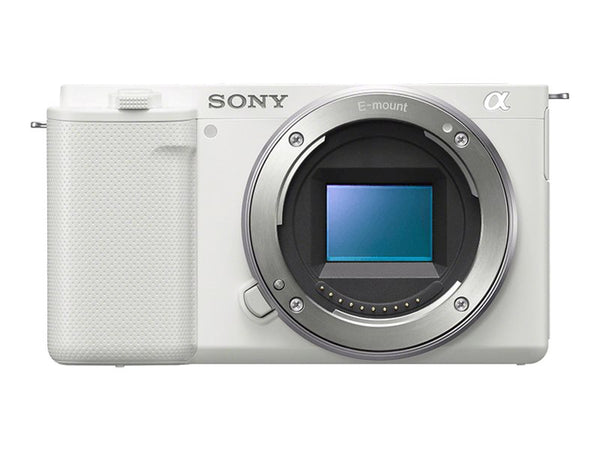 Sony ZV-E10 Mirrorless Camera Body - White - Helix Camera