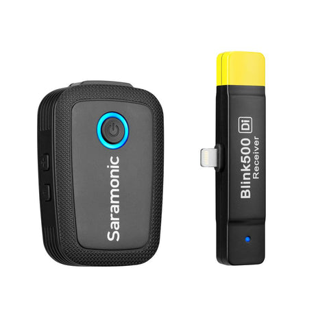 Saramonic Blink 500 B3 Wireless Clip-On Mic System with Lavalier & Dual Lightning Receiver for iPhone & iPad - Audio - Saramonic - Helix Camera