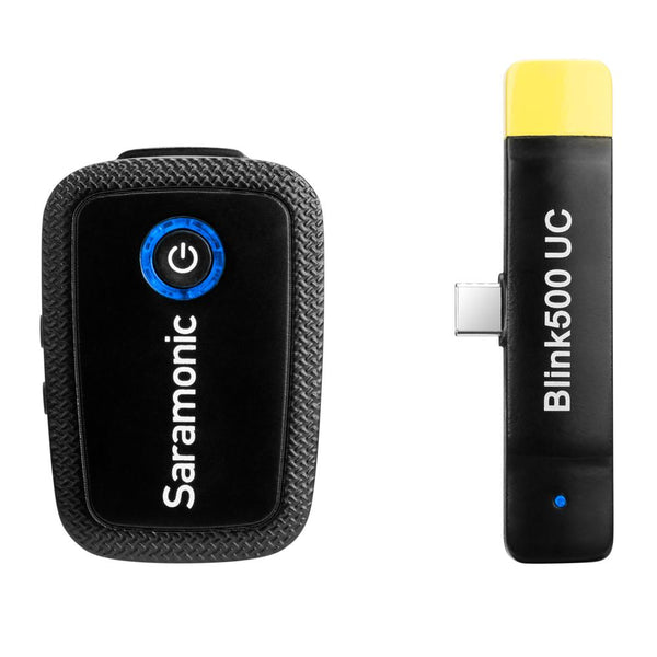 Saramonic Blink 500 B5 Wireless Clip-On Mic System with Lavalier & Dual USB-C Receiver for Android Devices & more - Audio - Saramonic - Helix Camera
