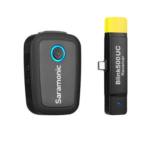 Saramonic Blink 500 B5 Wireless Clip-On Mic System with Lavalier & Dual USB-C Receiver for Android Devices & more - Audio - Saramonic - Helix Camera