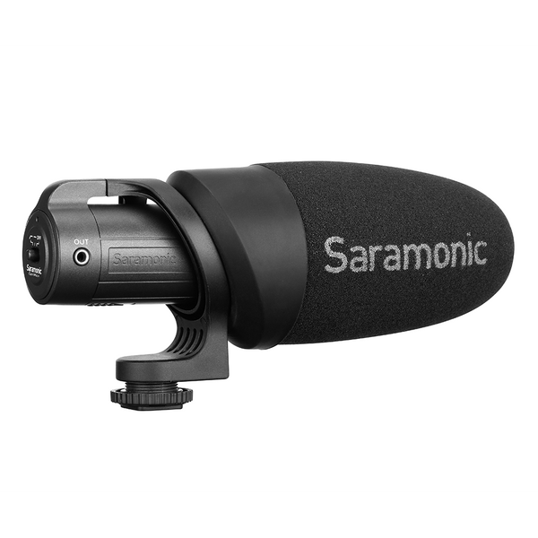 Saramonic CamMic+ On-Camera Battery-Powered Shotgun Microphone for DSLR, Mirrorless & Video Cameras or Smartphones & Tablets - Audio - Saramonic - Helix Camera