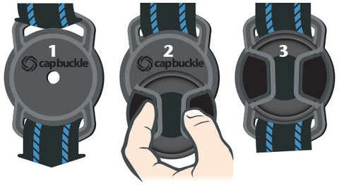 Capbuckle Lens Cap Holder 62mm-49mm-40.5mm - Photo-Video - ExpoImaging - Helix Camera