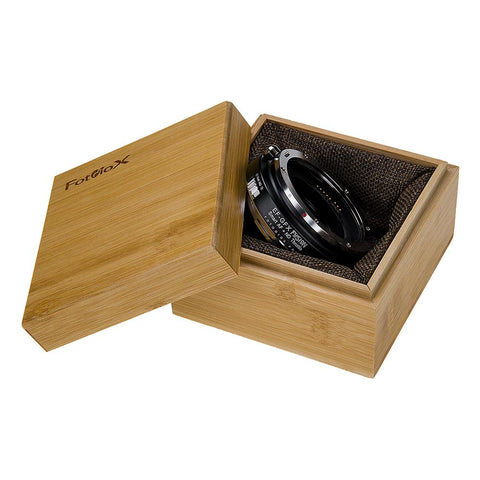 Vizelex Cine ND Throttle Fusion Smart AF Lens Adapter - Compatible with Canon EOS (EF) D/SLR Lenses to Fujifilm Fuji G-Mount GFX Mirrorless Cameras with Full Automated Functions and Built-In Variable ND Filter (1 to 8 Stops) - Photo-Video - Fotodiox - Helix Camera