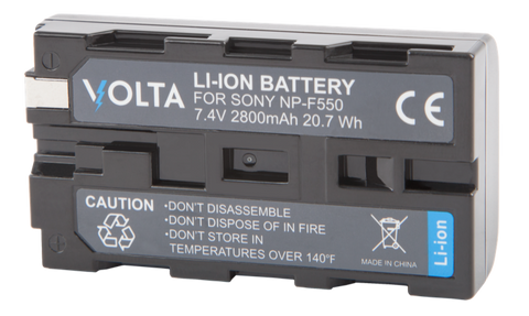 Volta NP-F550 Li-Ion Battery -  - Volta - Helix Camera