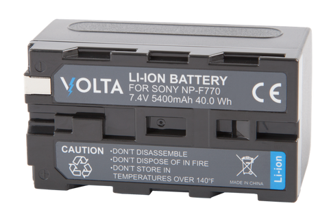 Volta NP-F770 Li-Ion Battery -  - Volta - Helix Camera
