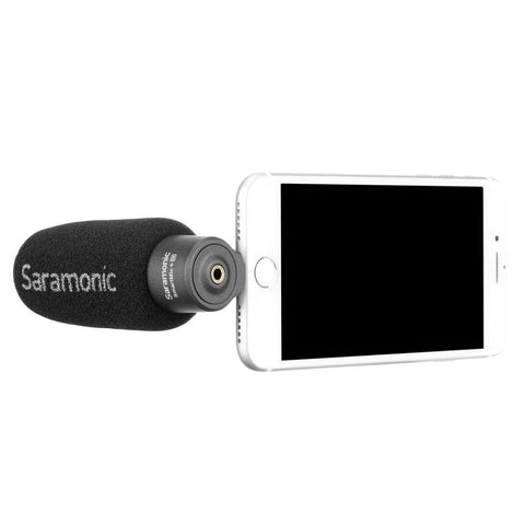 Saramonic SmartMic+ Di Compact Directional Microphone with Lightning Connector for Apple iPhone & iPad - Audio - Saramonic - Helix Camera