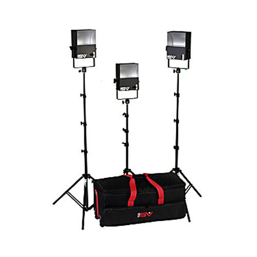 Smith Victor SL300 3-Light 1800-watt SoftLight location kit (401405) - Lighting-Studio - Smith-Victor - Helix Camera