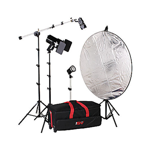 Smith Victor K64 3-Light 1000-watt controlled quartz portraiture kit (401466) - Lighting-Studio - Smith-Victor - Helix Camera