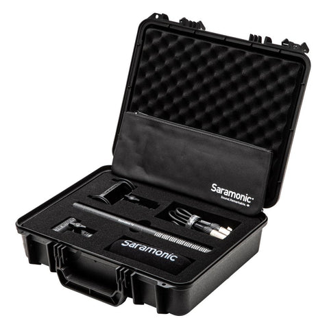 Saramonic SoundBird T3 Professional Shotgun Microphone with Li-Ion Battery, Low-Cut & Hi-Boost Filters, -10dB Pad, Shock Mount, Windscreen, XLR Cable, Hard Case & More - Audio - Saramonic - Helix Camera