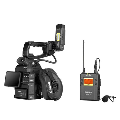Saramonic UwMic9 TX9+RX-XLR9 UHF Wireless Lavalier Mic System with Dual-Channel XLR Plug-In Receiver for Professional Video, DSLR & Mirrorless Cameras - Audio - Saramonic - Helix Camera