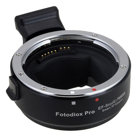 Fotodiox Pro Fusion Adapter, Smart AF Lens - Canon EOS (EF / EF-S) D/SLR Lens to Sony Alpha E-Mount Mirrorless Camera Body with Full Automated Functions - Photo-Video - Fotodiox - Helix Camera